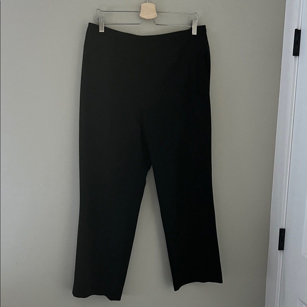 Larry Levine Petite Black Stretch Career Dress Pants Size 14P